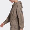 Adidas X Stella McCartney Collaboration Outdoor Sports Leisure Training Hooded Zip-Up Jacket Women Jackets Brown GC9203