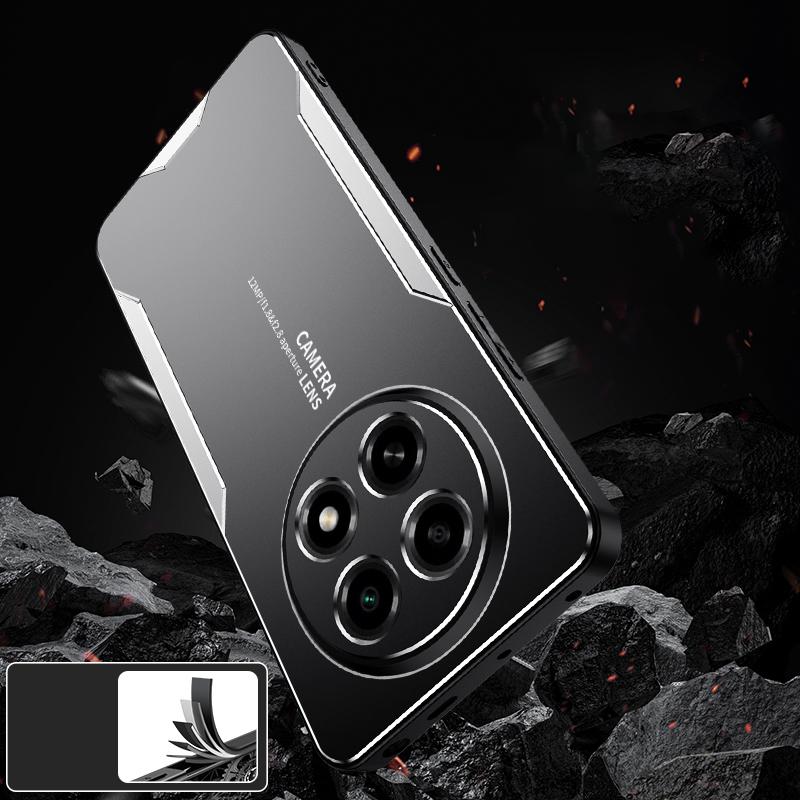 For Oppo A2 Pro 5G Shockproof Cover Aluminum Alloy Phone Protection Case