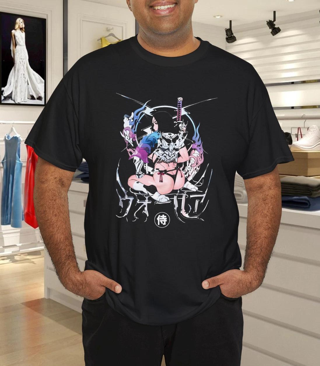 

Sexy Girl Anime Girl Ninja, Vapor95 Cotton Unisex T-Shirt 4XL