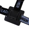 Elastic Head Strap Mount for Headlamp - Black Fits for A Wide Range of Headlamps