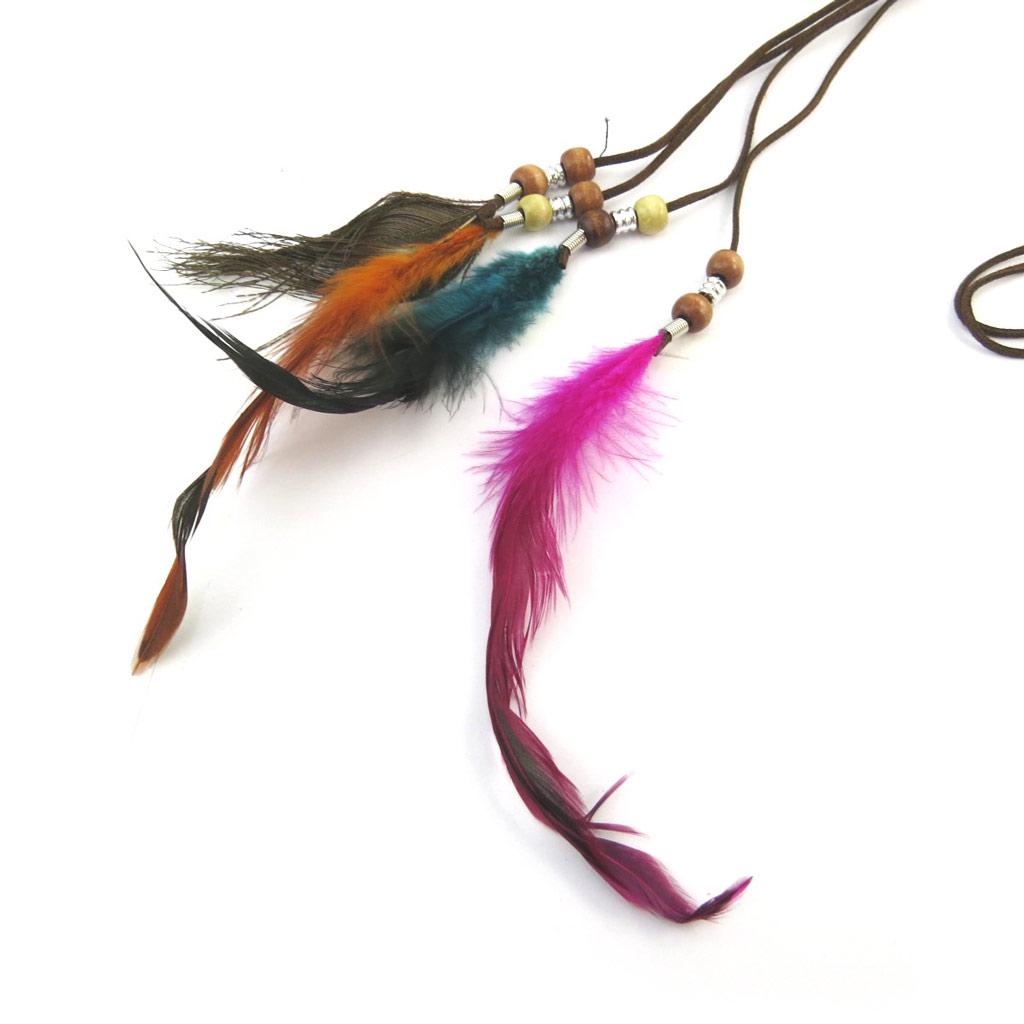 Les Trésors De Lily [N4073] - Collier ethnique 'Cheyennes' orange rose