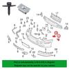 Undertray Engine Cover Splash Guard Screws Nut Kit for Mercedes Benz W202 W215 W208 W124 W210 W126 W140 2019900536 0019949845