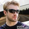Polarized Fashion Men Sunglasses Black Retro Square Sun Shades Outdoor Cycling Driving Sun Glasses for UV Protection