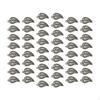 50 Pieces Charms DIY Alloy Jewelry Accessories Fashion Metal Pendent Shape for