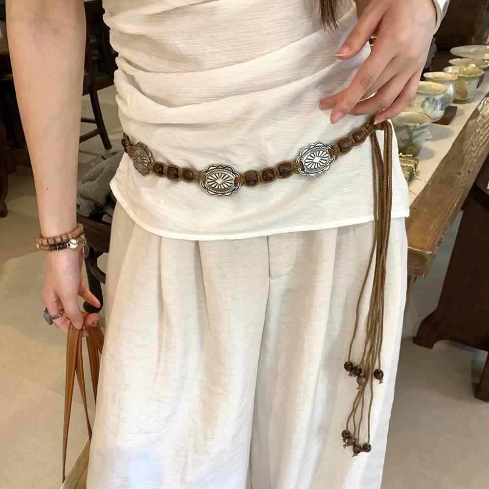 Bohemian Style Waist Chain Adjustable Length Ladies Belt New Waist Belt