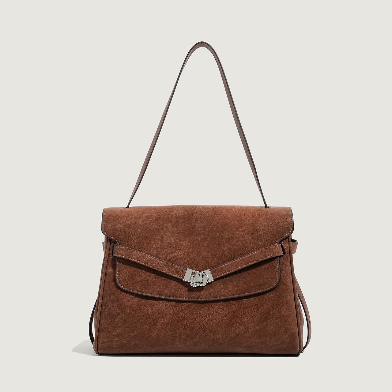 

Single Shoulder Bag, New Fashion Retro Armpit Bag, Simple and High-value Bag, Women s Large Capacity Commuting Tote Bag