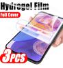 3 Pçs Filme De Hidrogel Para Samsung Galaxy A56 A55 A54 A53 A36 A35 A34 A33 A16 A15 A14 A26 A25 A24 A52 A52s A06 Protetor De Tela