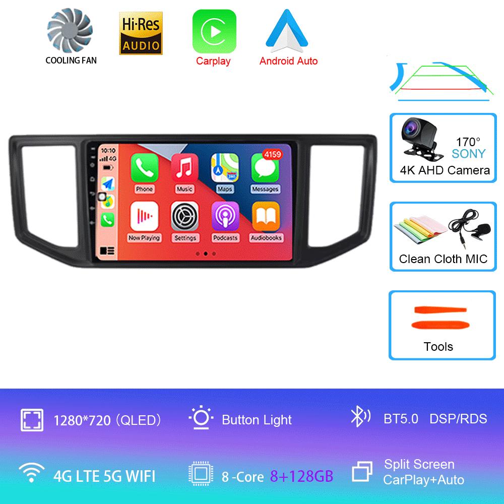 Android 14 Video Player For VW Crafter Man Tge 2017 2018 2019 2020 Car Radio Multimedia Navigation Wireless Carplay QLED Screen