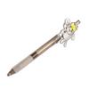 Black Ballpoint Pen with Site Cat Acrylic Removable and Washable Charm, 0.5mm, Knock-type,