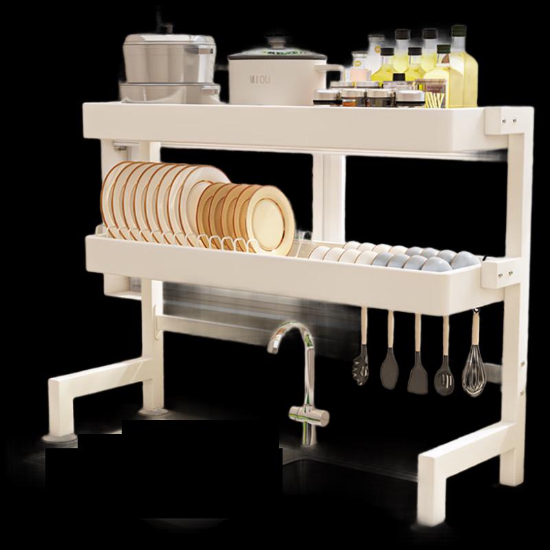 Carbon Steel Multifunctional Kitchen Sink Drainer Rack