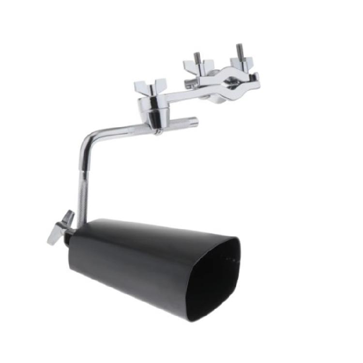 Adjustable Cowbell MountIng Bracket Clamp Holder with Cowbell L-Rod Cowbell Holder Replacement Musical Instrument Parts