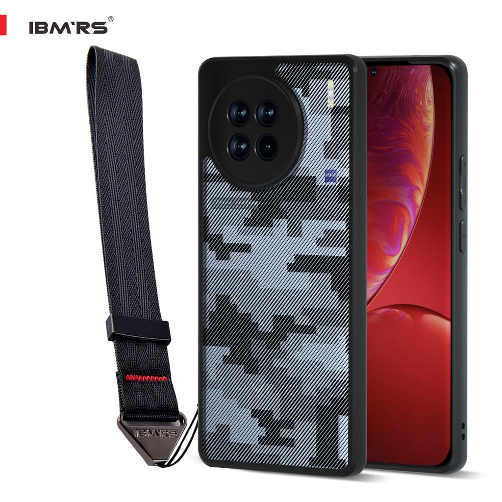 (Comes with wrist strap)IBMRS for vivo X90 Case, Anti-Fingerprint Technology Easy to Hold Feels Velvety Soft Phone Cover for Women, Men - Matte Clear