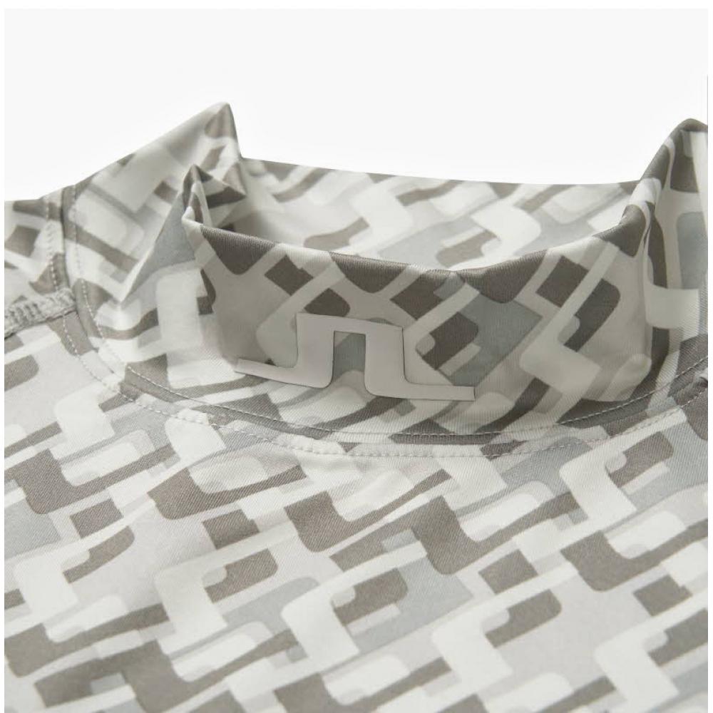 Jay Lindberg Gmjt08564 U238 Aero Soft Compression Print Top Golf Mens Long Sleeve Tee