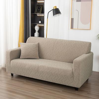 Elastic Jacquard Sofa Cover Stretch ArmChair Cover Polar Fleece Sofa Chair Protector for Living Room 1/2/3/4 Seater Washable 1pc