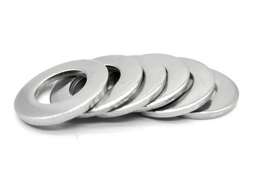 American Style 304 Stainless Steel Flat Washer - Large Metal Spacer, Sizes: 1/4", 5/16", 3/8", 1/2"
