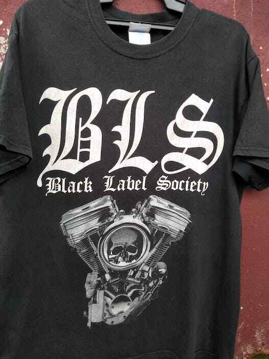 Black Label Society T-shirt Shot To Hell Rock Band basic black tee NH11972 XXL