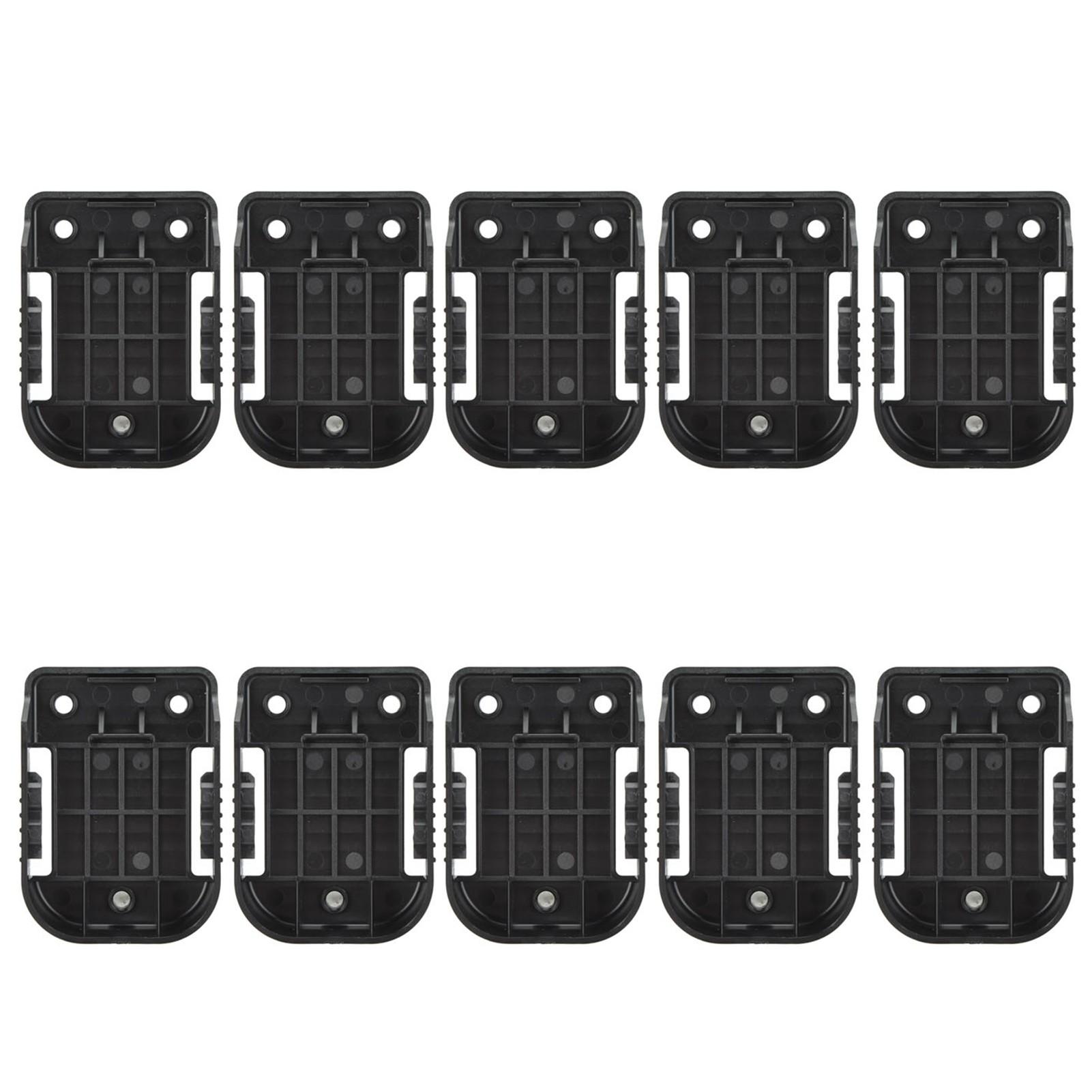 

10Pcs Battery Mount Holder Power Tool Lithium Batteries Storage Rack Buckle for Bosch 18V
