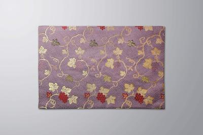 Isemura Kyoto Buddhist Altar Table Cover with Grape Pattern, Flame-Retardant...Altar Table, Buddhist Altar Mat, Flame-Retardant (Size 18, Fuji)