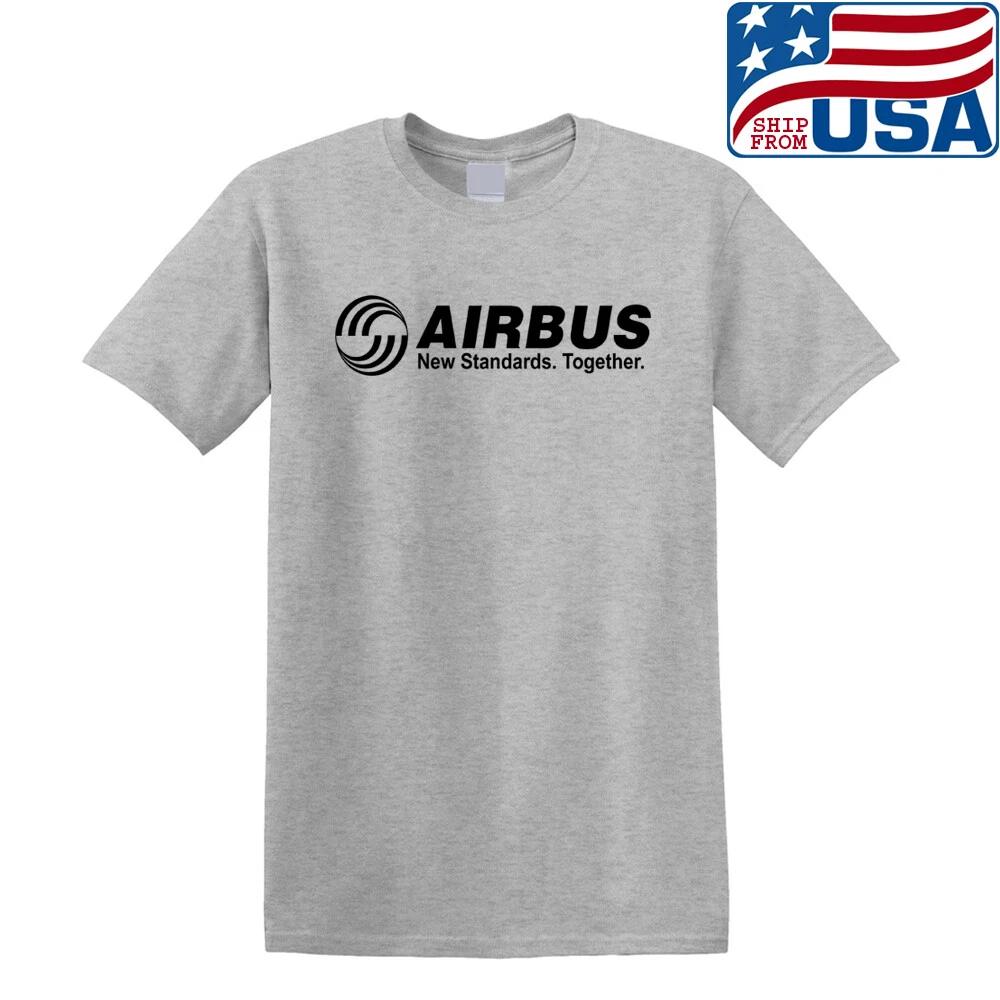 Airbus Air Bus Aerospace Aviation Men s Grey Size S to 5XL 3XL