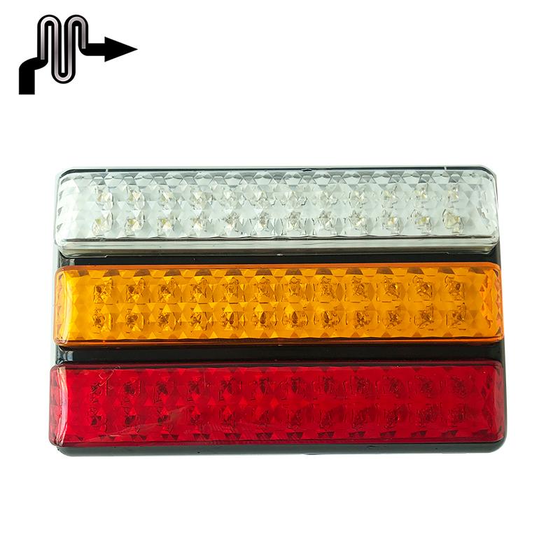 Semi Truck Accessories 24LED Led Tail Lights for Truck, 12v Led Side Marker Light 12V&rear
