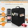 Ice Cream Maker Dust Cover Kitchen Appliance Protective Cover with Handle and Pockets Waterproof Ice Cream Making Machine Cover