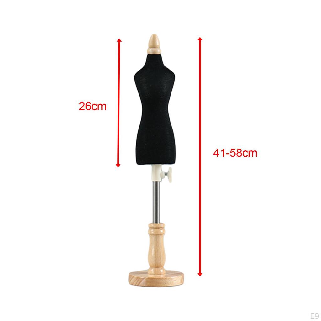 Doll Display Mannequin Torso Stand for Dress Design And Decoration in Dollhouse