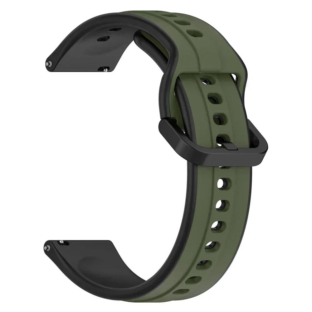 Silicone Sports Band For TicWatch Pro 3 Ultra Strap For TicWatch GTW/GTX/S2/E2/E3/GTH Replacement 20 22mm Breathable Accessorie
