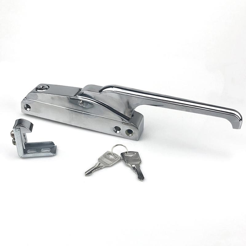 Side-Mounted Freezer Oven Door Handle Cold Storage Knob Lock Latch Hardware Pull Part Industrial