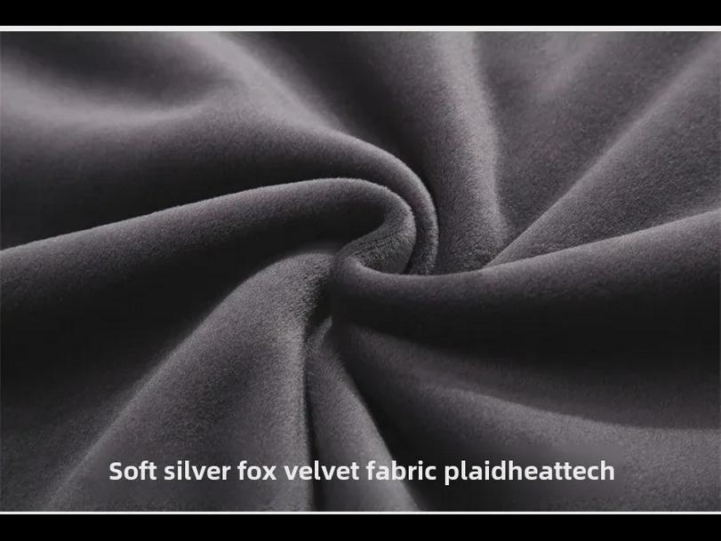 Pánská plus sametová bezrukávová vesta velkých velikostí pro podzim/zimu, pro teplo a ležérní pohodlí