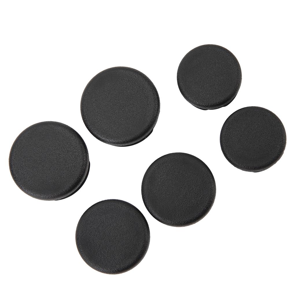 6Pcs Frame Hole Cover Caps Black Dust Resistant Waterproof Rugged Reliable Motorcycle Frame Hole Plug for CB125R CB150R