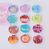 10Pcs 25mm Cute Fruit Shape Plastic Buttons for Clothing Coat Suit Jacket Scrapbooking DIY Crafts Handmade Decorations
