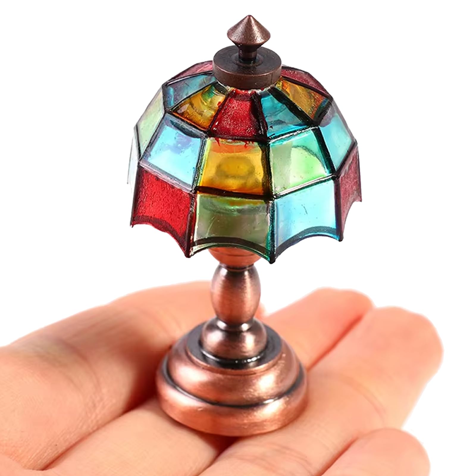 

TOMMYFIELD Miniature Furniture Dollhouse Table Lamp Mini Lighting DIY Mini Light (Miniature Furniture) [Item]