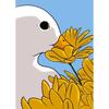 Canvas Painting Funny Memes Duck Posters and Prints Modern Lovely Duck Wall Art Picture for Living Room Home Bedroom Cafe Decor