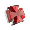 Geafos Cross Tail Light Normal Bulb Tail Light Iron Cross Tail Lamp Cross Cross