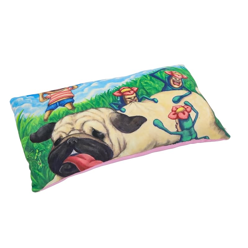 

Shinada [Kobitozukan] Fluffy Cushion (M) Garcia & Little Hanagarashi