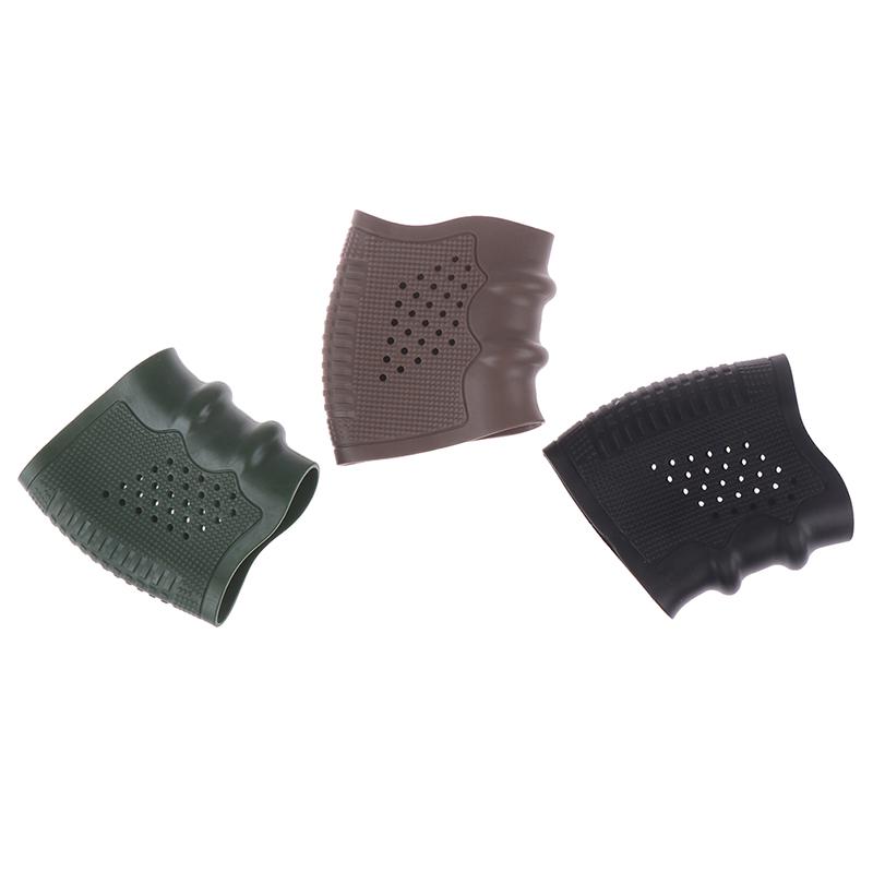Tactical Rubber Grip Glove Cover Anti Slip Sleeve  Handle Hunting Accessories