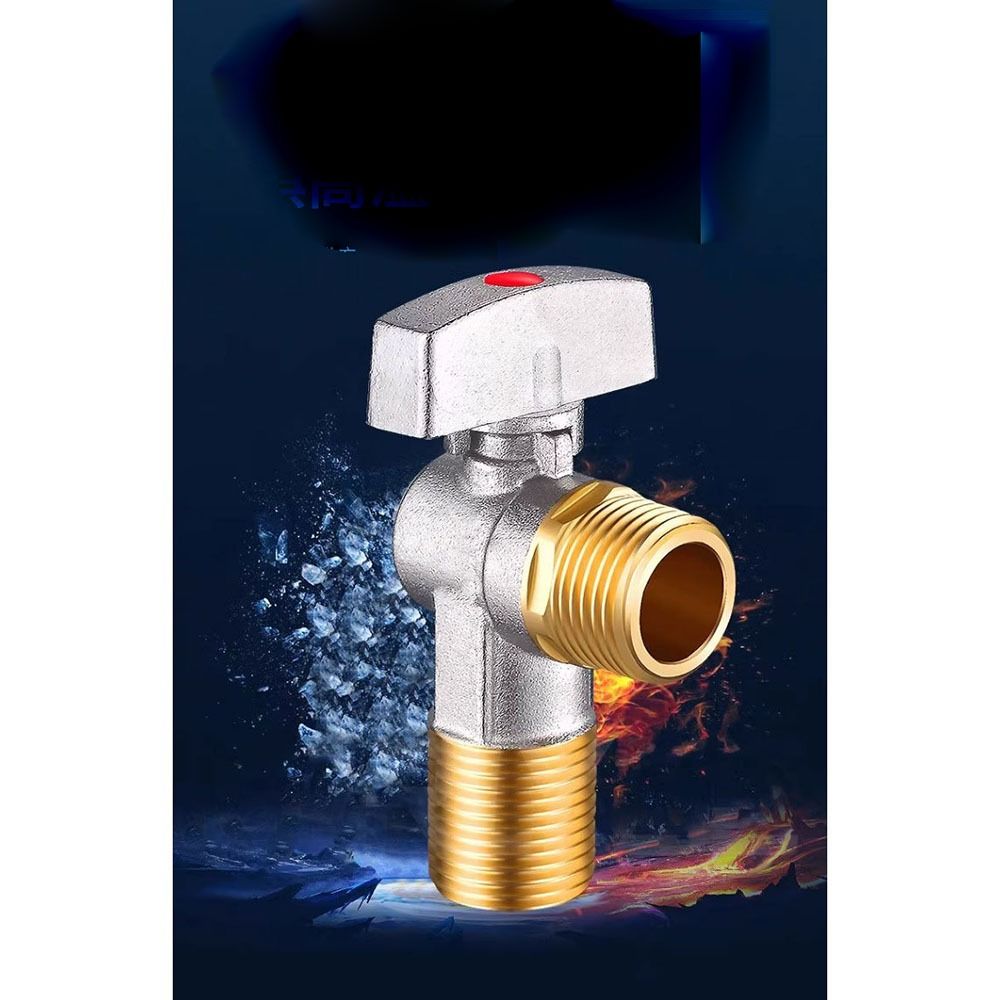 Hot and Cold Water Inlet Ball Valves  For Gas Water Heater Toilet Faucet