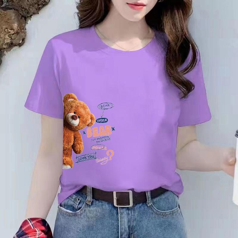 

Женская футболка с коротким рукавом женская летняя новая белая футболка женская 6XL