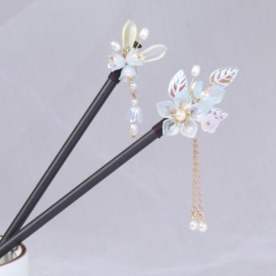 Quaste Perle Haar Stick Chinesischen Stil Hanfu Haar Stick Elegante Blume Haar Stick Party