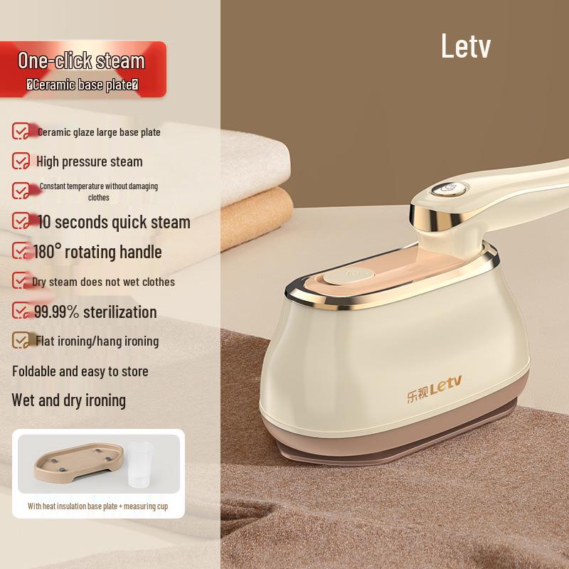 LeTV Portable Handheld Steam & Dry Iron - Foldable Travel Mini Clothes Iron