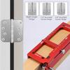 Durable Door Hinge Jig Aluminum Zinc Zinc Alloy Door Hinge Template Kit  Exterior Doors
