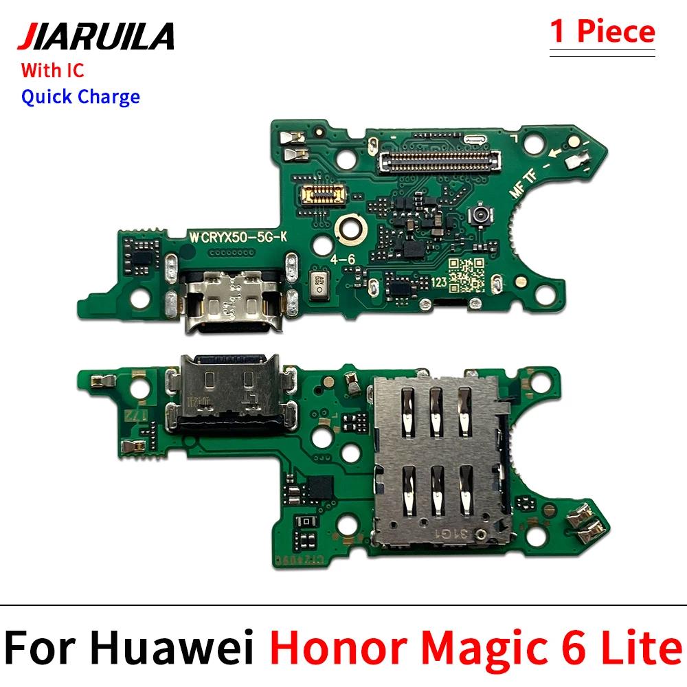 New USB Charging Port Dock Charger Connector Board Flex Cable For Huawei Honor Magic 4 5 6 7 8 Pro Lite