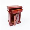 Dollhouse Mini Storage Nightstand Simulation Redwood Realistic Furniture 1Pcs for Doll House Collection Display