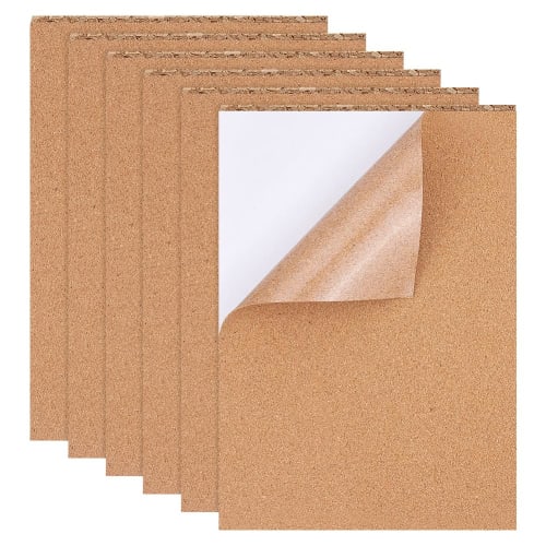BENECREAT 8-Piece A4 Size Self-Adhesive Soundproofing Sheet with Self-Adhesive Backing for Heat Insulation, Soundproofing, and Non-Slip Use as Coaster