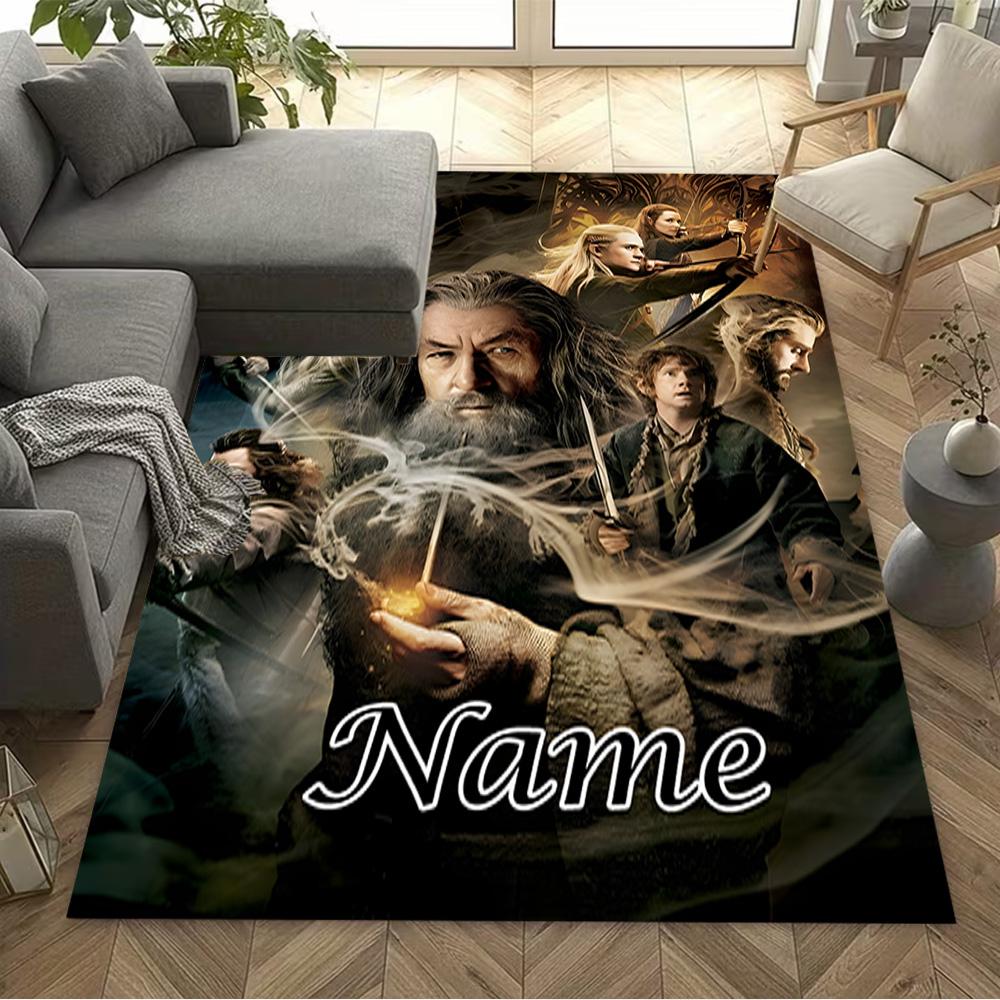 Journey Through Mist Personalized Text Floor Mat Design for Living Rooms Kitchen Bedrooms Game Room Antislip Carpet Office Home Decor