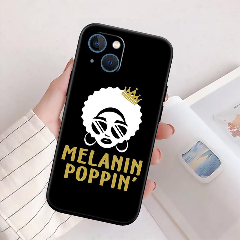 

RP57 Poppin Black Girl Phone Case for Samsung Galaxy S20 S21 S22 Ultra FE + Plus A21S A22 A24 A25 A26 A30 A30S A31 Galaxy A30