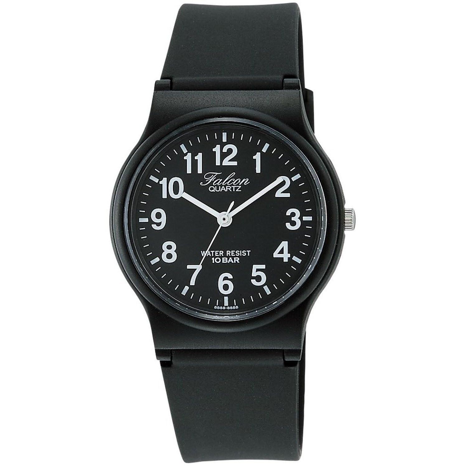 Citizen QQ Wristwatch Analog 10 Atmospheres Waterproof Urethane Belt VP46-854 Black