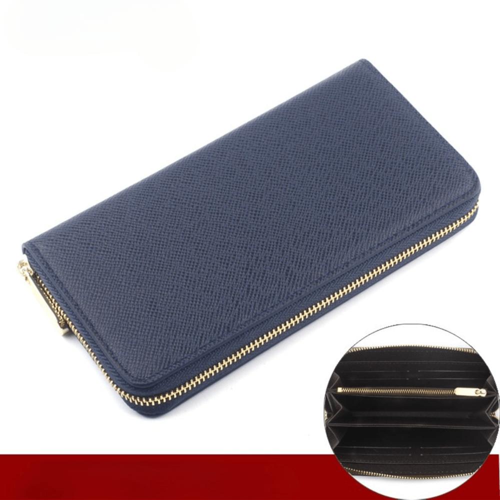 Long women's wallet, fashionable zipper wallet.