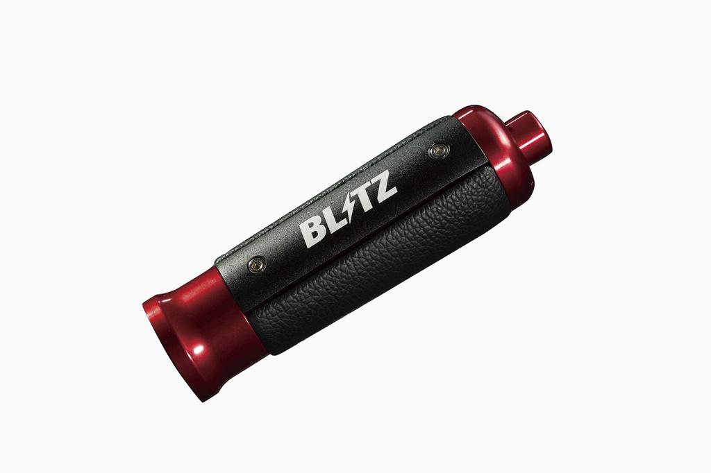 BLITZ Handbrake Aluminum for and ZD8 Lever, & Leather, Black/Red, GR86, 86, BRZ, ZN6, ZN8, ZC6, (13851)
