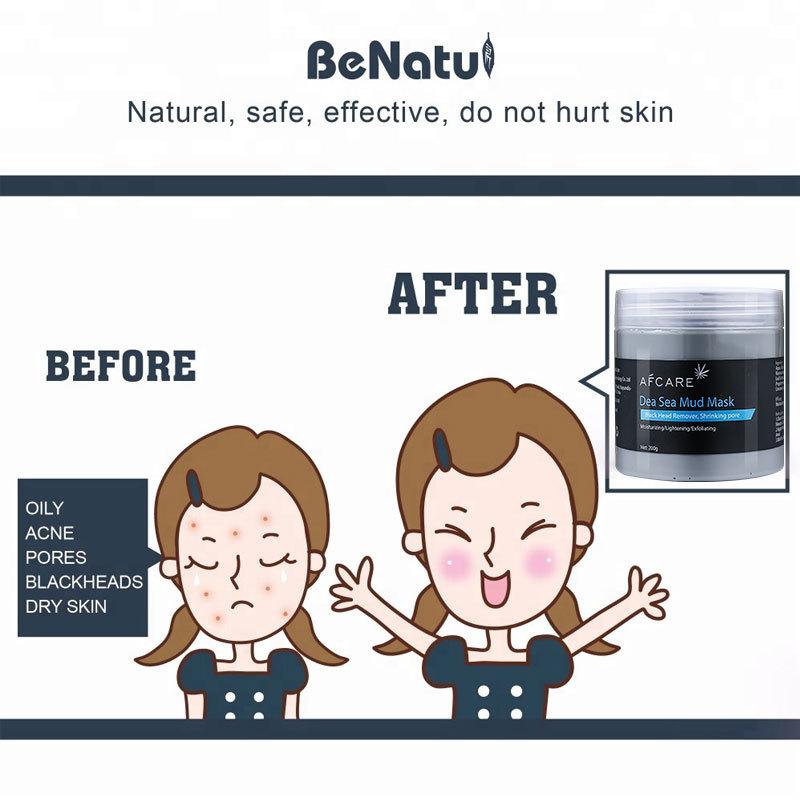 Pore Moisturizing Dead Sea Mud Mask Apply Shrink Cleansing Mask Hydrating and Moisturizing Face
